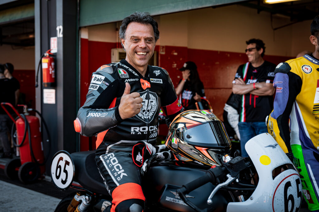 Loris Capirossi moto guzzi Misano Aprilia