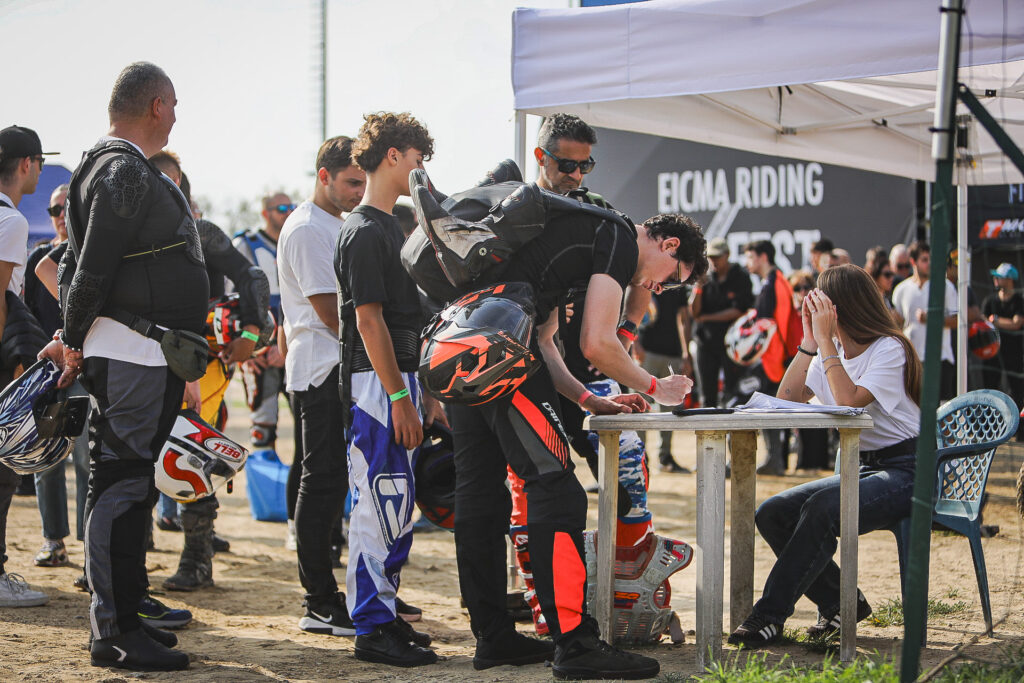 Partecipanti ai test ride EICMA Riding X Fest